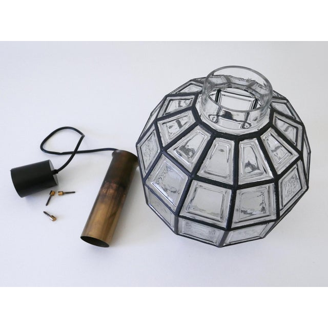 Large Mid-Century Modern Pendant Lamp by Glashütte Limburg, Germany, 1960s For Sale - Image 18 of 18