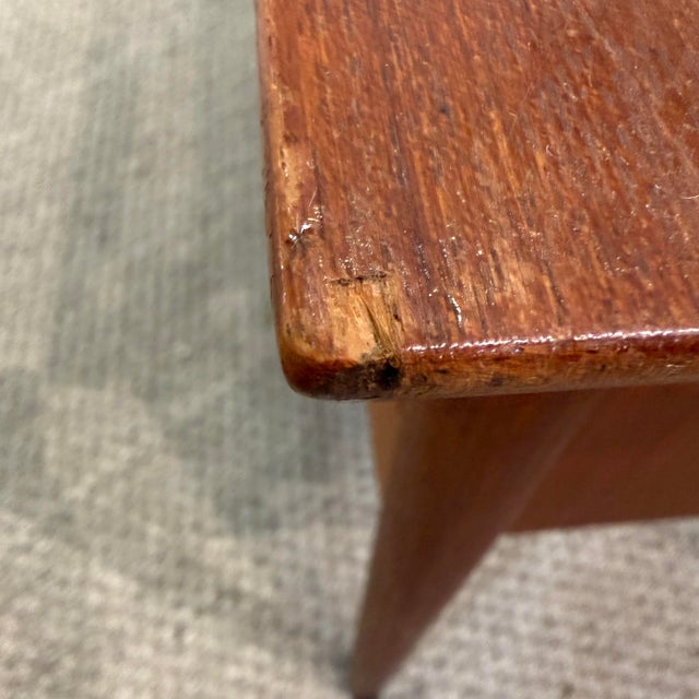 1960s Arne Vodder Teak Writing Desk With Sliding Drawers For Sale - Image 11 of 12