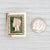Green Nephrite Jade Diamond Signet Pendant 14k Yellow Gold Figural Male Bust For Sale - Image 4 of 4