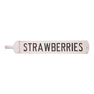 Strawberrie Pansies Farm Stand Sign For Sale