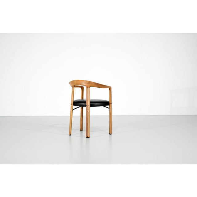 Ulna Wooden Armchair by Franco Poli for Bernini, Italy, 1986 For Sale - Image 11 of 18