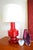 Red Ruby Red Table Lamp from Doria Leuchten, 1960s For Sale - Image 8 of 13