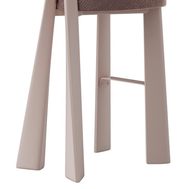 Not Yet Made - Made To Order Mary II Bar Chair in Wood by Ottiu For Sale - Image 5 of 6
