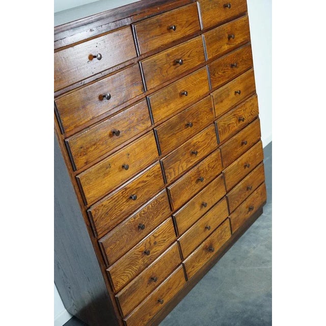 Antique French Early 20th Century Oak Apothecary Cabinet For Sale - Image 12 of 18