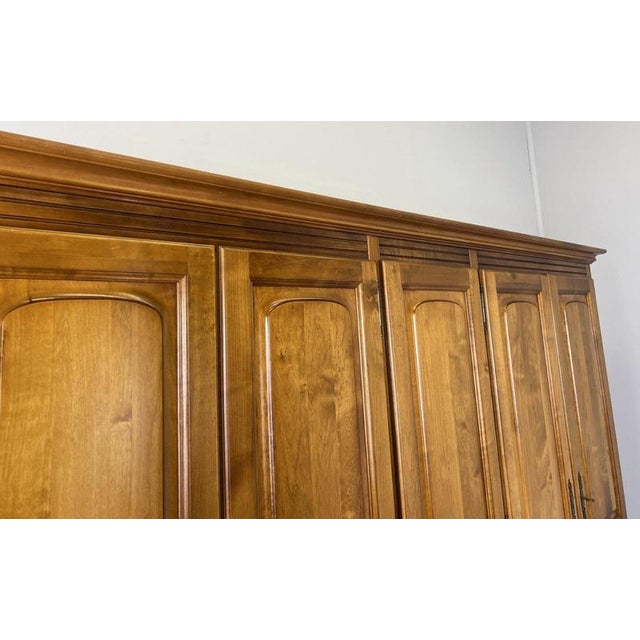 Wood Vintage French Style Wardrobe in Wood For Sale - Image 7 of 13
