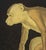 Two Monkey Decoupage Reverse Painted Octagonal Glass Plates For Sale In New York - Image 6 of 8