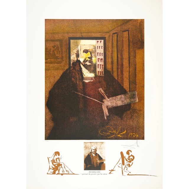Salvador Dalí "Portrait Du Peintre Par Lui-Même" (Self Portrait) For Sale