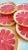 Fruit Collection Pink Grapefruit Plates by Federica Massimi, Set of 4 For Sale - Image 6 of 7