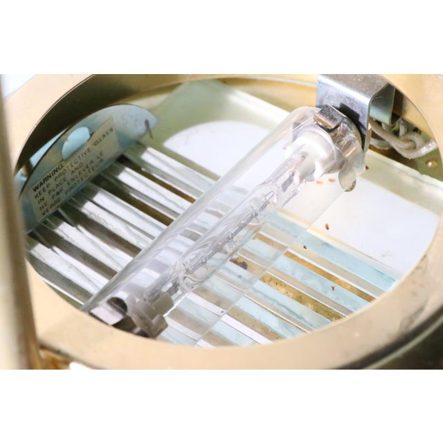 1980s Art Deco Revival Hollywood Regency Style Saucer Halogen Chandelier For Sale - Image 16 of 16
