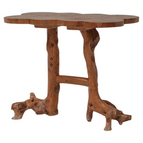 Wood Organic Side Table, France, 1960s For Sale - Image 7 of 7