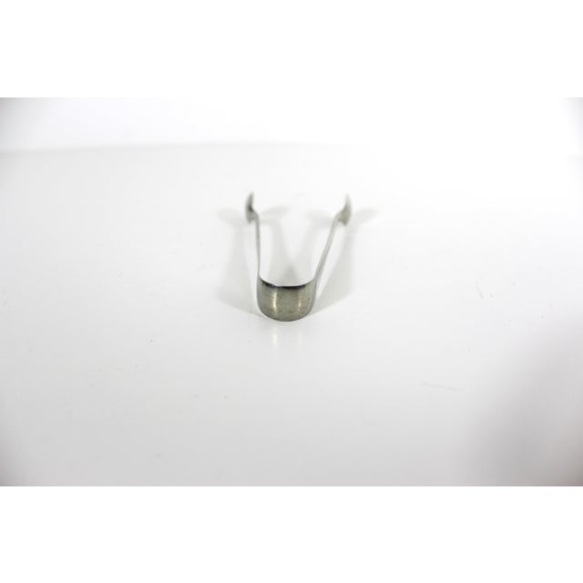 Vintage Silver Sugar or Ice Tongs Bar Cart Styling For Sale - Image 4 of 10