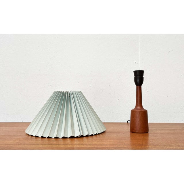 Mid-Century Modern Danish Teak Table Lamp, 1960s For Sale - Image 11 of 18