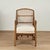 Art Deco French Art Deco Rattan Pair of Armchairs For Sale - Image 3 of 16
