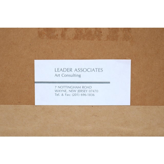 1980 Frances Kornbluth Unique Circular Abstract Mixed Media Collage on Paper For Sale - Image 18 of 18