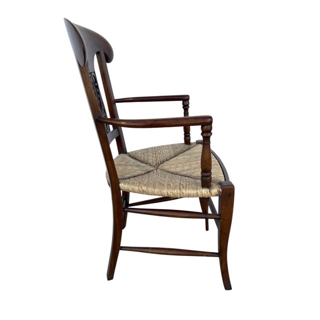 Italian Italian Style Provincial Dining Chairs Set of 8 For Sale - Image 3 of 5