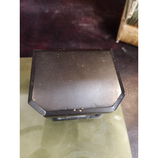 Early 20th Century Elephant Ink Well Desk Set For Sale - Image 5 of 12