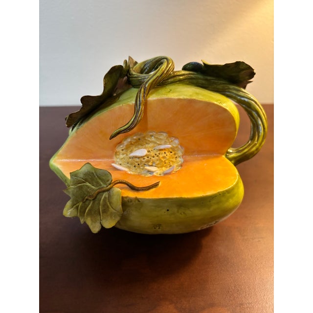 Beautiful Katherine Houston Porcelain Melon Sculpture For Sale - Image 11 of 16