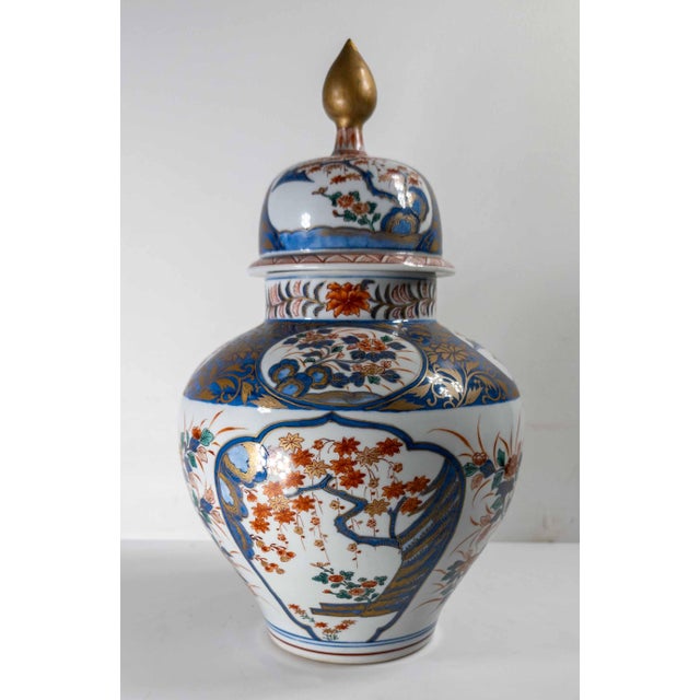 We are selling this beautifully painted and gilded Japanese Imari Vase. This vase is probably mid to late 19th century and...