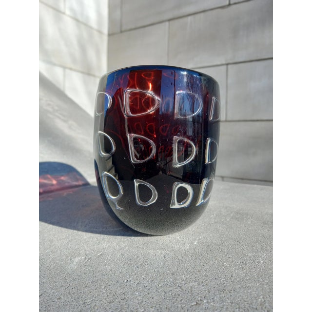 1950s Ingeborg Lundin for Orrefors, Arial Bowl Scandinvian Glass For Sale In New York - Image 6 of 12