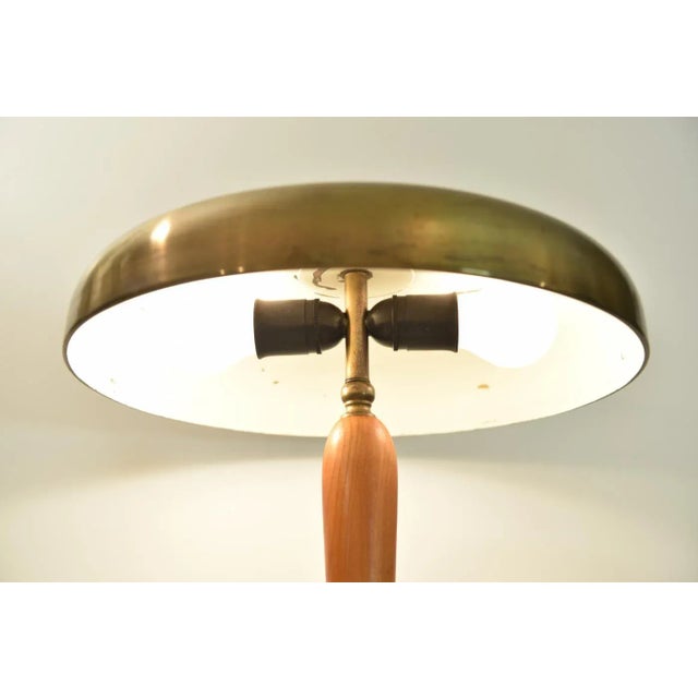 Large Art Deco Swedish GraceTable Lamp by Harald Notini for Böhlmarks Ab For Sale - Image 9 of 12