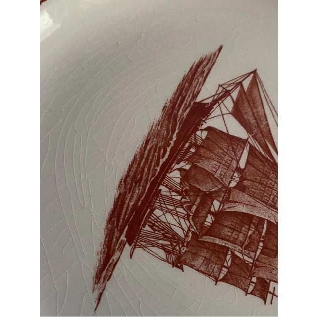 Wedgwood 1970s WEDGEWOOD.Flying Cloud Rust George Town Collection Porcelain Dinner Service For Sale - Image 4 of 12