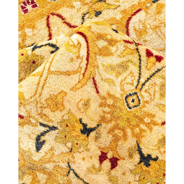 Textile Vintage Moroccan Hand Knotted Wool Area Rug, Sand - 5'10" X 9'0" For Sale - Image 7 of 9