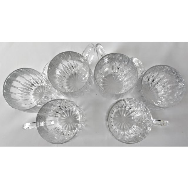 Modern Mikasa "Park Lane" Crystal Glass Mugs Set of 6 Chairish