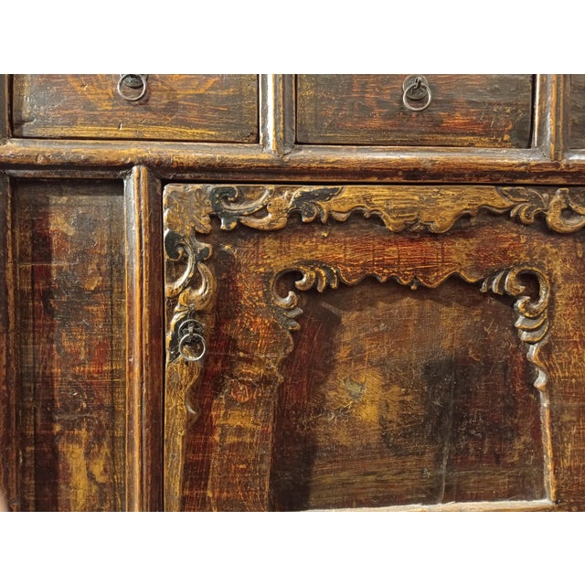 Chinese Stained Fir Sideboard For Sale - Image 5 of 10