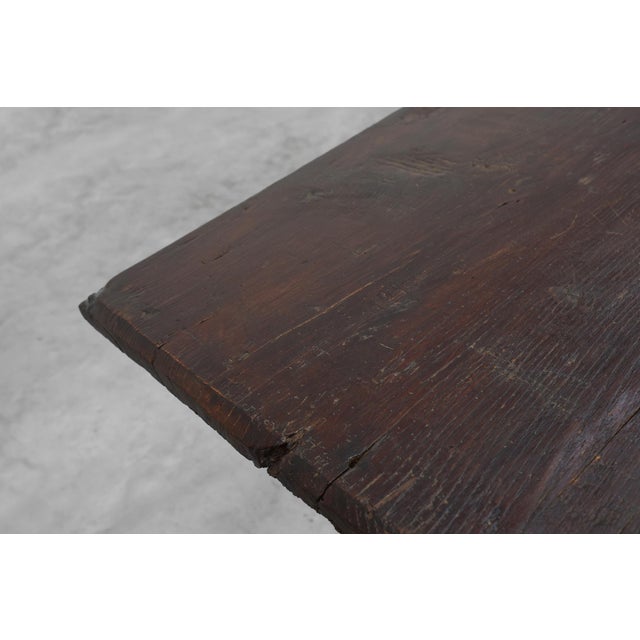 17th Century Flemish Oak Monastery Table, Belgium For Sale - Image 10 of 13