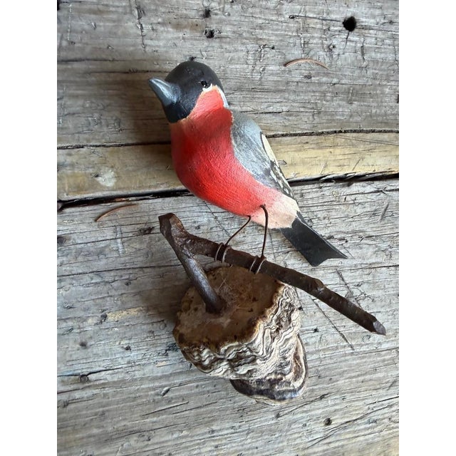 Folk Art Austrian Folk Art Carved Wood Bird #68, 1930s For Sale - Image 3 of 5