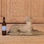 Mid-Century Modern French Cast Stone Dog Statue, C. 1950 For Sale - Image 3 of 7