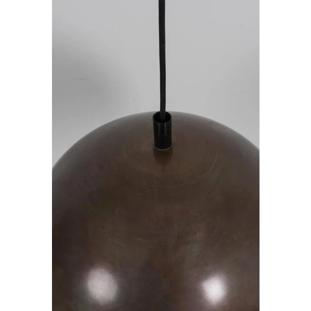 Scandinavian style pendant with 3 lightbulbs. Mid-Century modern design but never out of fashion. There seem to be stains...