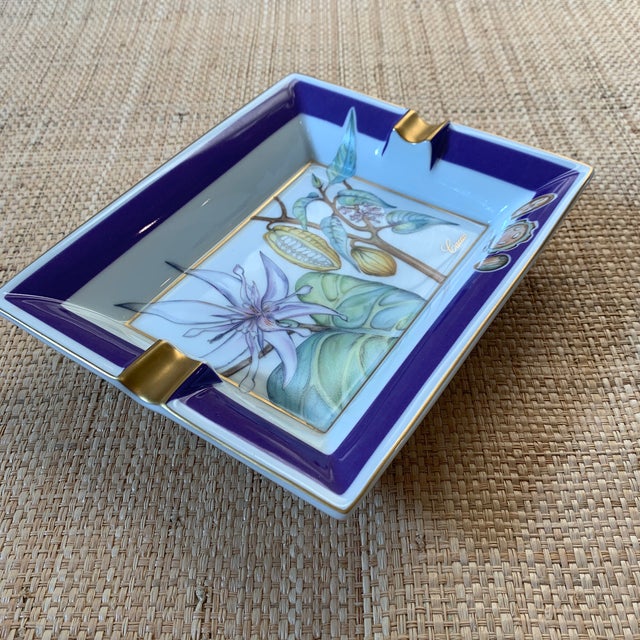 Ceramic Hermes France Cacao Ashtray/Trinket Dish For Sale - Image 7 of 10