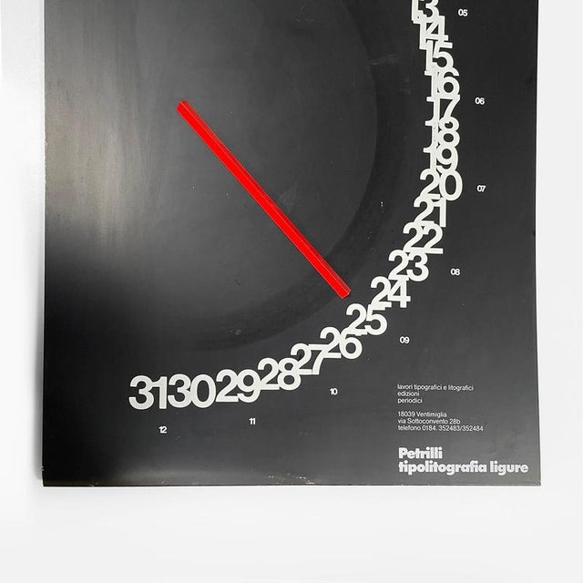 Italian Modern Perpetual Sundial Calendar by Giulio Confalonieri for Studio Nava, 1978 For Sale - Image 15 of 18