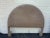 English Traditional Custom Upholstered Queen Headboard, Tan For Sale - Image 4 of 7