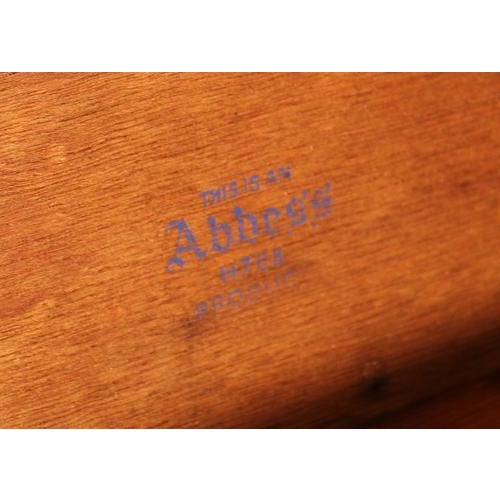 Mid-Century Modern British Oak Desk with Drawers by Abbess, 1950s For Sale - Image 10 of 11