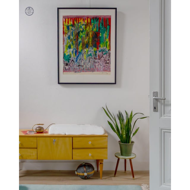 Postmodern Chef de Mulu, Malay Kampong, Acrylic on Paper For Sale - Image 3 of 5