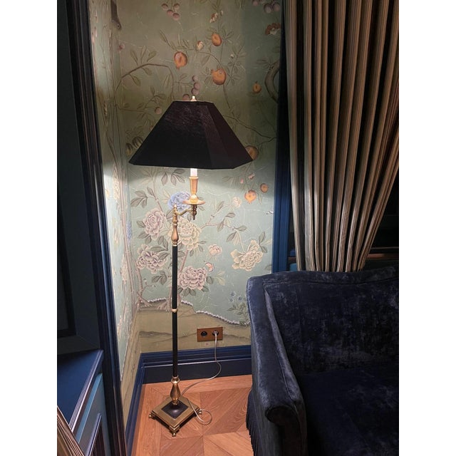 Charlotte II Swing-Arm Floor Lamp by Frederick Cooper For Sale - Image 4 of 6