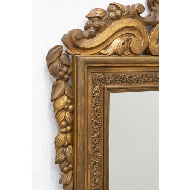 Antique Baroque Style Mirror, 1900s For Sale - Image 6 of 9