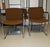 Modern Vintage Italian Dining Armchairs in Wool and Steel, 1970s, Set of 4 For Sale - Image 3 of 18