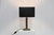 Mid-Century Modern Brass Table Lamp with Black Rectangular Shade from Deknudt, Belgium, 1970s For Sale - Image 3 of 12
