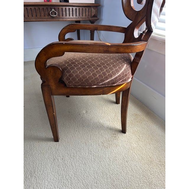 Early 19th Century Biedermeier-Style Carved Armchair For Sale - Image 4 of 4