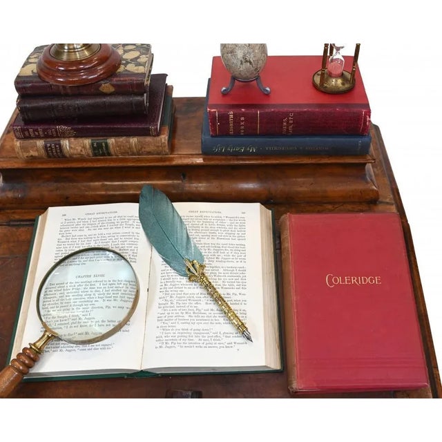 Antique Davenport Desk in Walnut, 1880 For Sale - Image 3 of 16