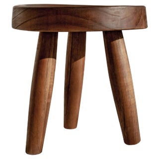 High Brown Milk Stool by Bicci de' Medici Studio For Sale