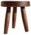 High Brown Milk Stool by Bicci de' Medici Studio For Sale