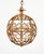 Brown Mid-Century Modern Globe Hanging Light in Rattan and Bamboo, Italy, 1960s For Sale - Image 8 of 15