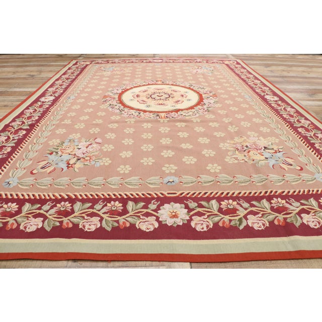 Traditional Area Rug With French Aubusson Style 8′8″ × 11′10″ Chairish