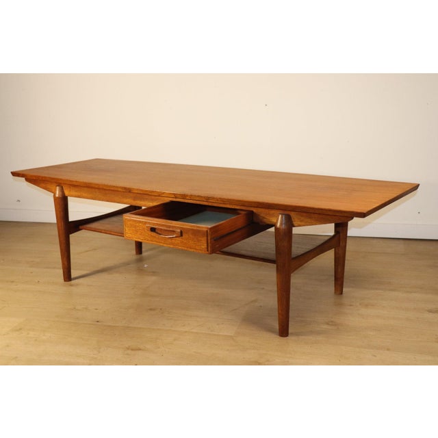 Scandinavian Teak Coffee Table, 1960s For Sale - Image 9 of 18