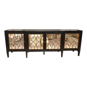 Hooker Furniture Large Long Modern Mirrored Sanctuary Console Table