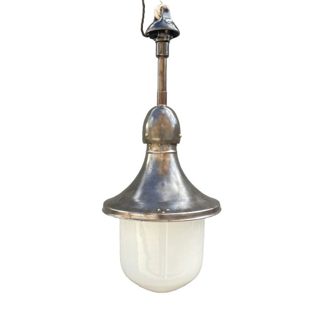Industrial Pendant Light by Kandem - Körting & Mathiesen Leipzig, 1930s For Sale